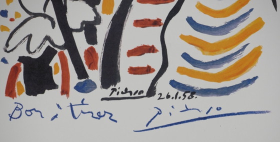 Pablo Picasso: Carnival, The Fool, Signed Lithograph – Lithographs & prints, Paper (photo 3 of 5)