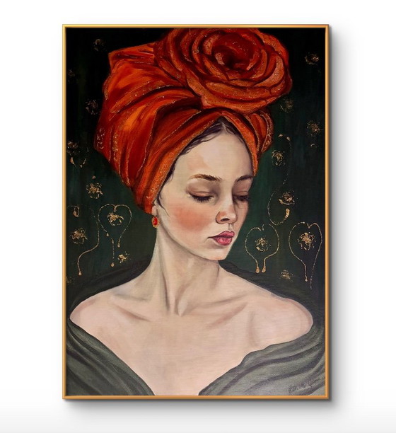 Walter Geraci- Crimson Crown – Paintings & Drawings, Canvas (photo 2 of 10)