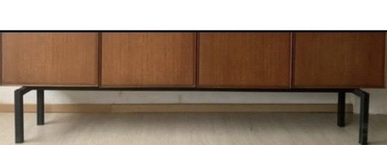 Image 1 of Enfilade scandinave vintage à pieds métalliques