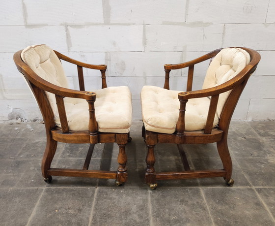 Image 1 of Set di poltrone in mogano Drexel Heritage