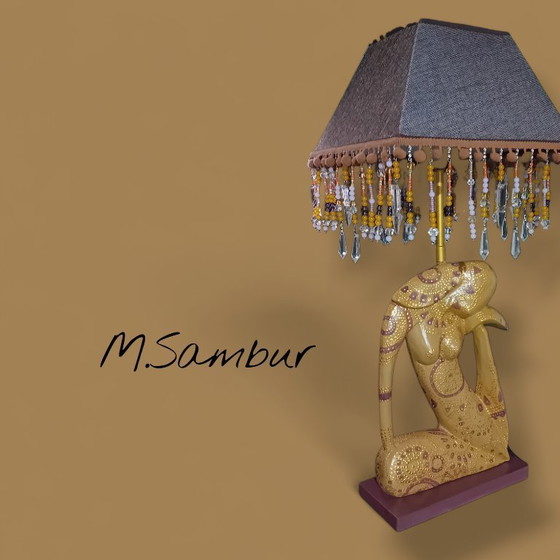 Image 1 of Table lamp.handmade