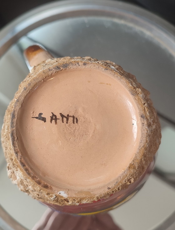 Image 1 of Céramique Italienne Luigi SANTI (1907-1981) Décor Zoomorphe
