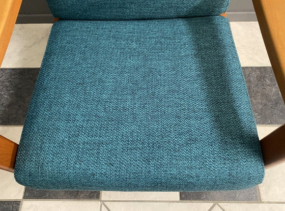 Image 1 of CFC Silkeborg arm chair by Johannes Andersen new green upholstery 1960s