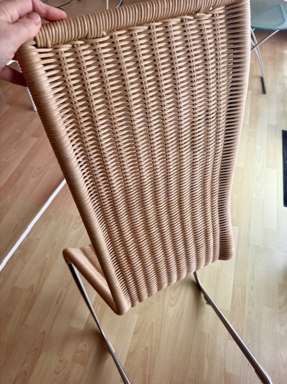 Image 1 of Tecta B25 E - 6 Stühle Freischwinger - Marcel Breuer Bauhaus Design 