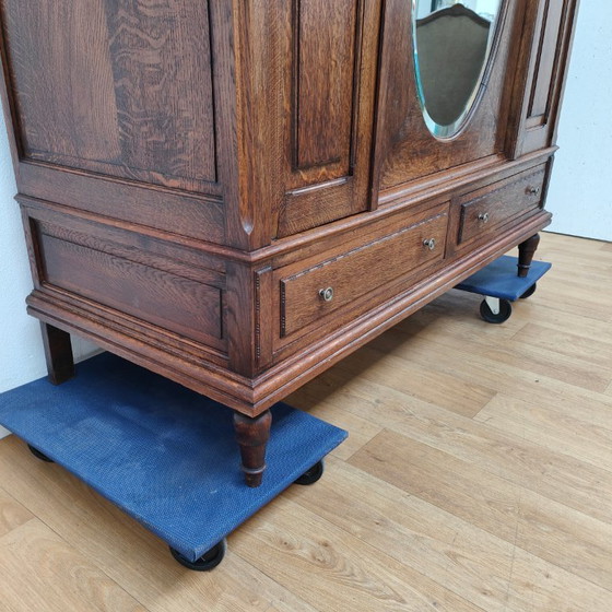 Image 1 of Armadio vintage antico in stile country, armadio smontabile