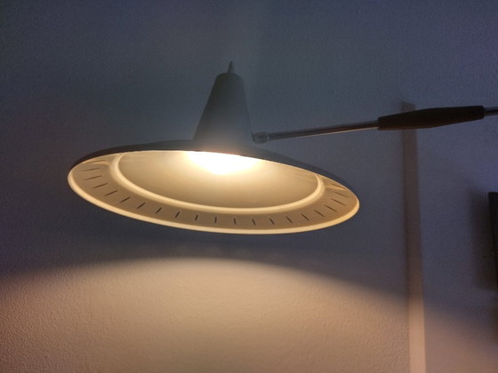 Image 1 of Lampada a gomito con paralume Panama - Willem van Doorn - Vintage