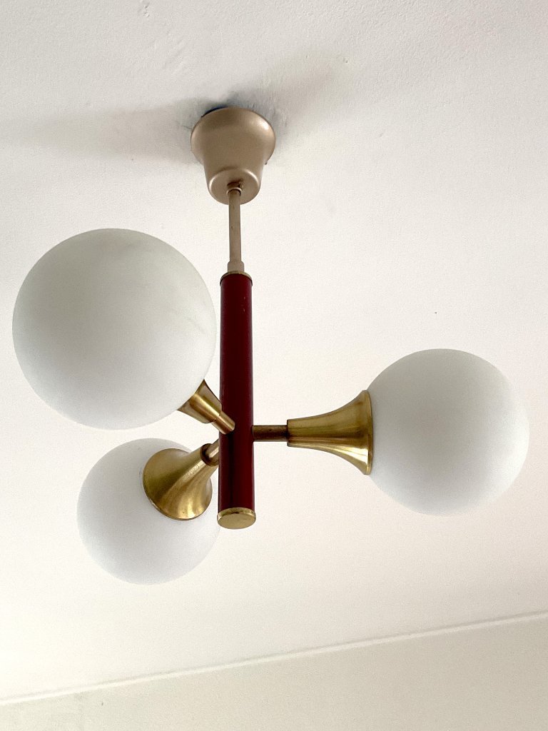 Kaiser Leuchten - env. 1950/60 - Lampe suspendue - Allemagne