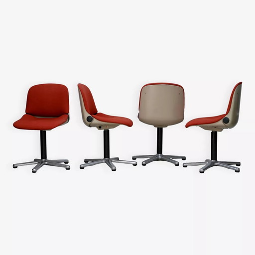 4x Wilkhahn "Space Age" stoelen