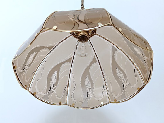 Image 1 of Vintage Glass Pendant Light