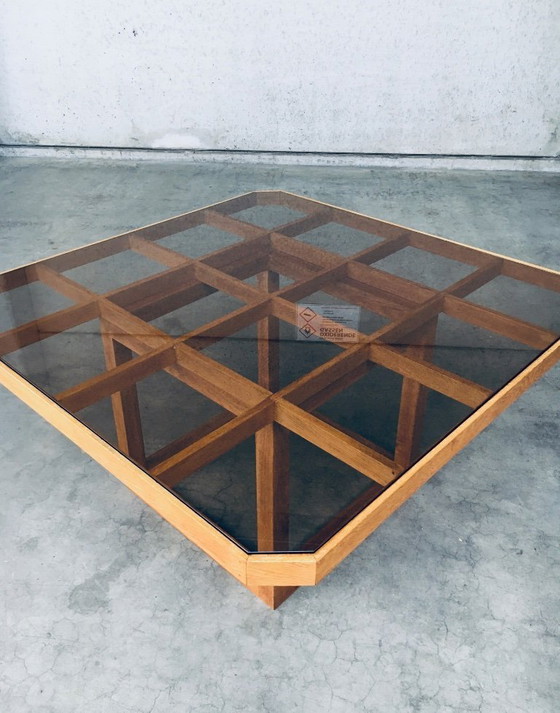 Image 1 of 1980's Postmodern Design Octagonal Square Dining Table