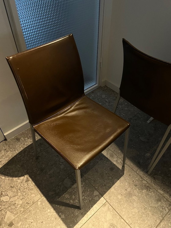 Image 1 of 6x Zanotta Lia stoelen - Roberto Barbieri 1999