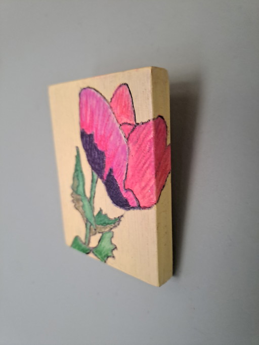 Envelope Art "Poppy"