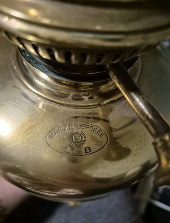 Image 1 of Magnifique lampe à pétrole Lempereur & Bernard