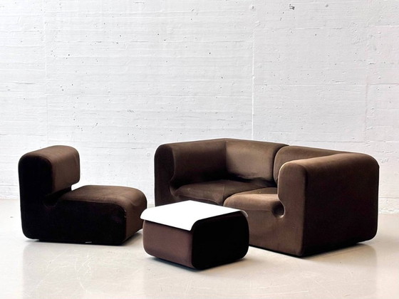 Gruppo di sedute modulari Blico Lounge, Svizzera 1975 – Divani modulari, Textile (photo 5 of 16)