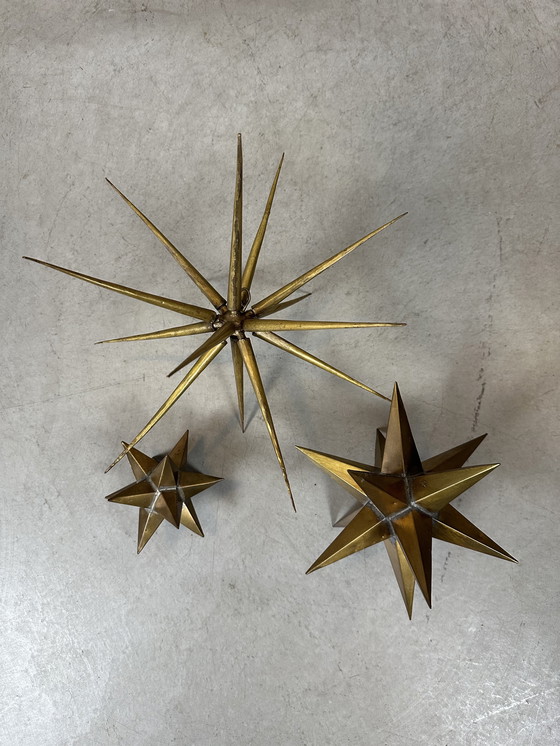 Image 1 of 3x figuras geométricas de latón