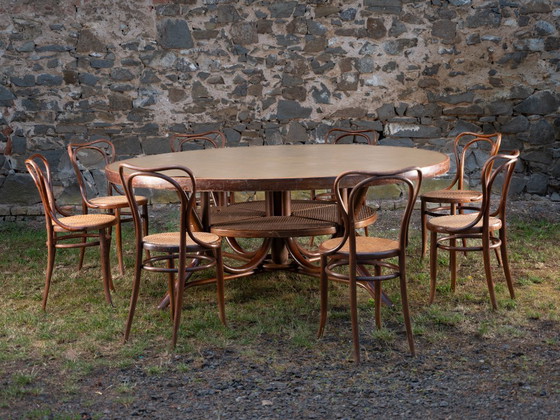 Image 1 of Juego de comedor, Thonet o J. & J. Kohn, década de 1900-1930, Imperio austrohúngaro