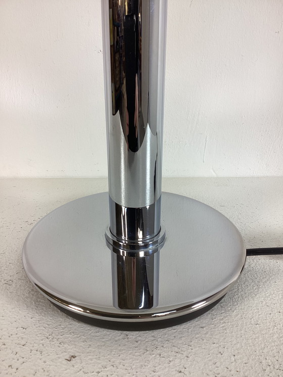 Image 1 of Glashütte Limburg années 1990 lampe design moderniste verre chrome