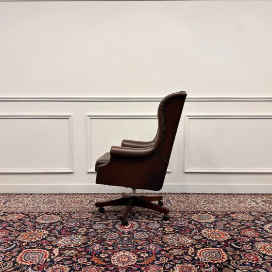 Grande chaise de bureau Chesterfield anglaise - Large choix!, Chaises de bureau (photo 3 sur 7)