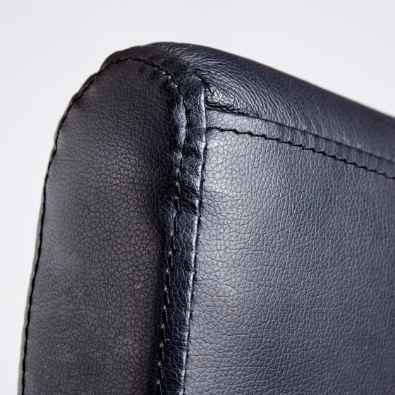 Image 1 of MK8306 Stalen fauteuil met lederen bekleding