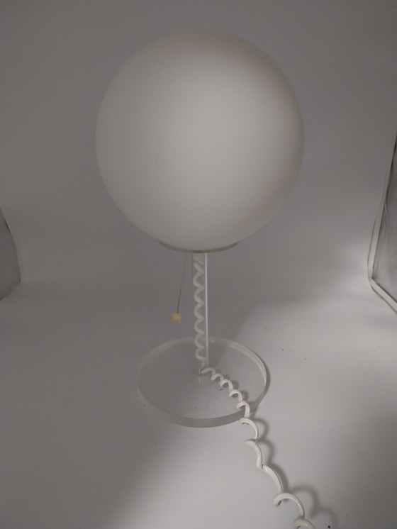 Image 1 of 1 x Harco Loor tafellamp in glas en perspex 1980's