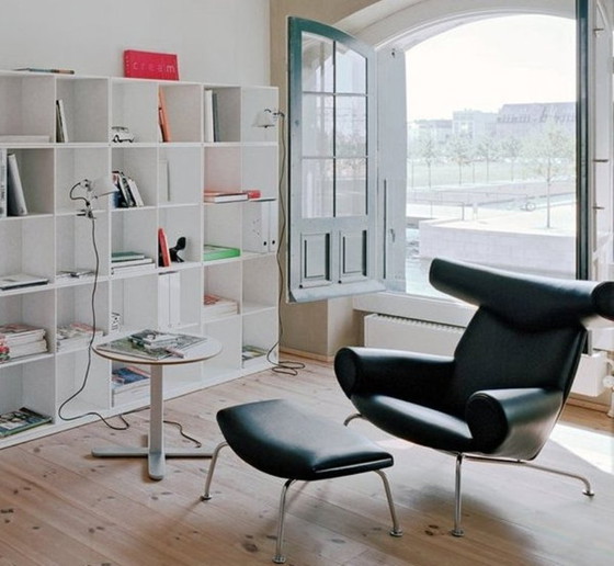 Image 1 of Ox Chair + Ottoman by Hans J. Wegner I Erik Jørgensen