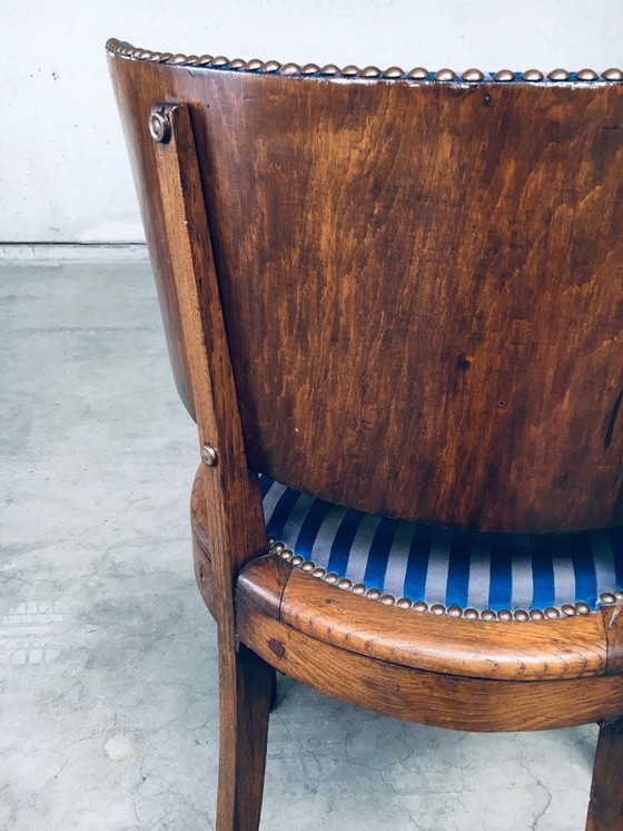 Image 1 of Ensemble de chaises Art Déco à dossier incurvé, France années 1930