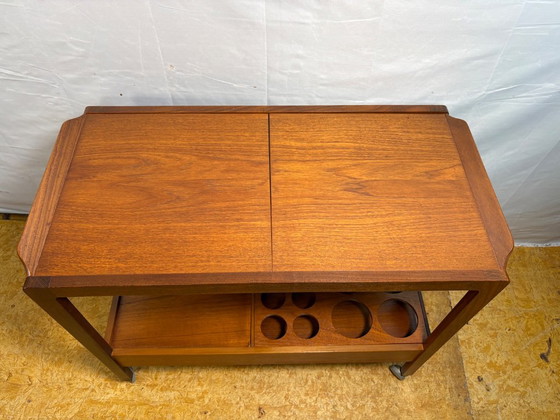 Prachtige Vintage Remploy Teak Uitschuifbare Serveerwagen | 1960 | Scandinavisch Design | Mid-Century Retro (photo 12 of 15)