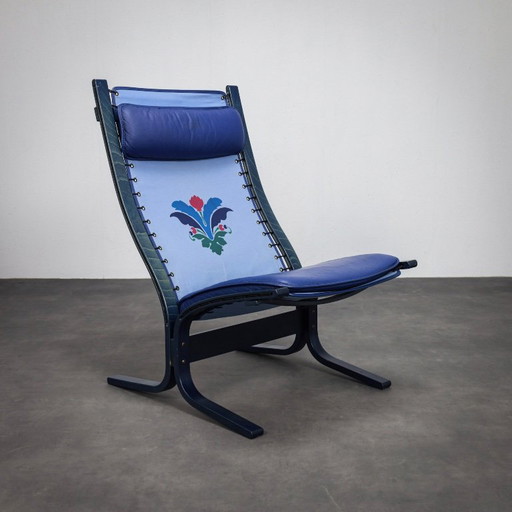 Sillón “Siesta” diseñado por Ingmar Relling para Westnofa, Noruega (década de 1970).