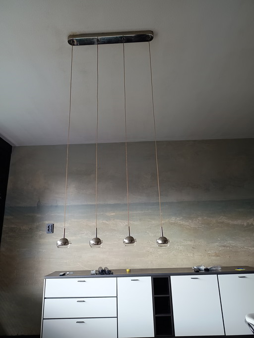 Design 4-tlg. Lampe für über Esstisch oder Couchtisch