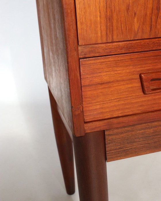 Image 1 of Vintage teak highboard Danish design sideboard sideboard
