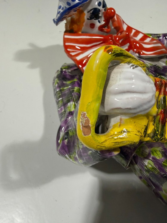Applique in ceramica italiana Clown Anni '50 (photo 21 of 23)