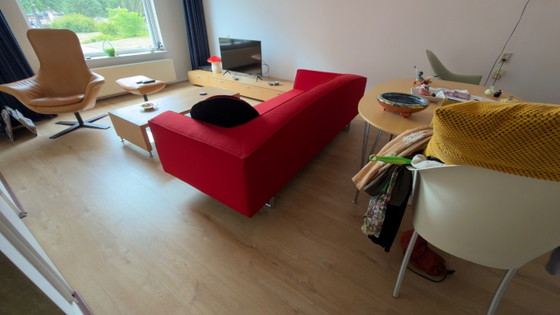 Divano di design Topform – Rosso, 3 posti – Design olandese senza tempo – Divani 3 posti, Textile (photo 7 of 12)