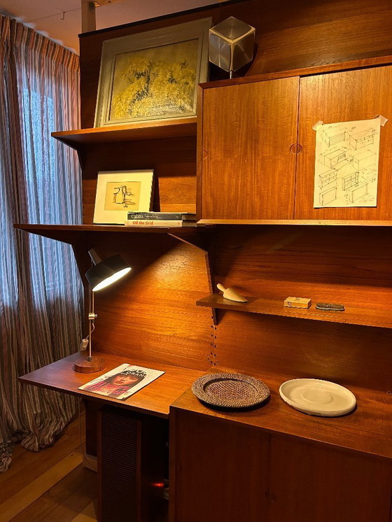 Image 1 of Armario de pared Poul Cadovius Madera de teca, sistema CADO