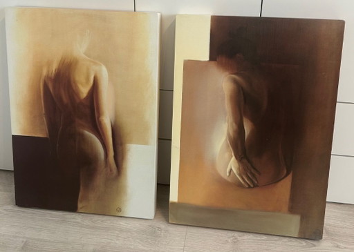 Original paintings Lizette Luijten-Daas – set of 2