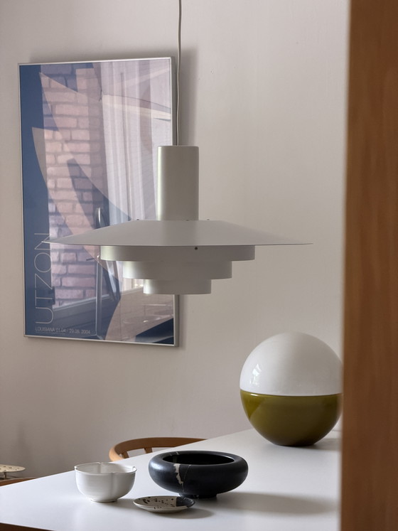 Image 1 of Lampe à suspension design danois Fog & Mørup modèle Karlebo pour Poulsen