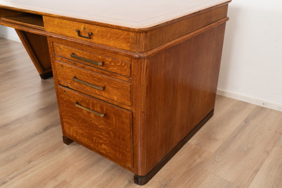 Image 1 of Scrivania direzionale in stile Art Déco