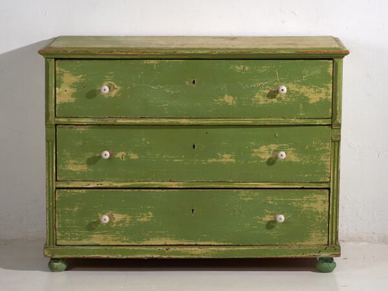 Antique green chest of drawers (c.1920) #12 (photo 32 of 40)