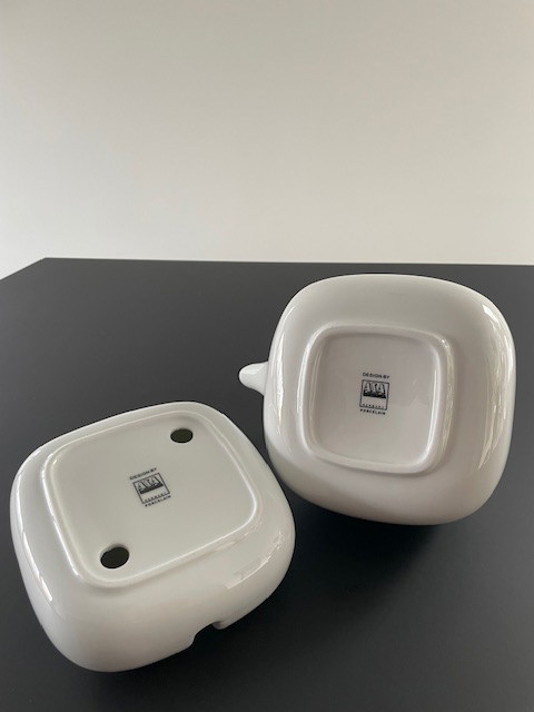 Image 1 of Iconische Theepot Asa Design Germany + Rechaud / Verwarmer