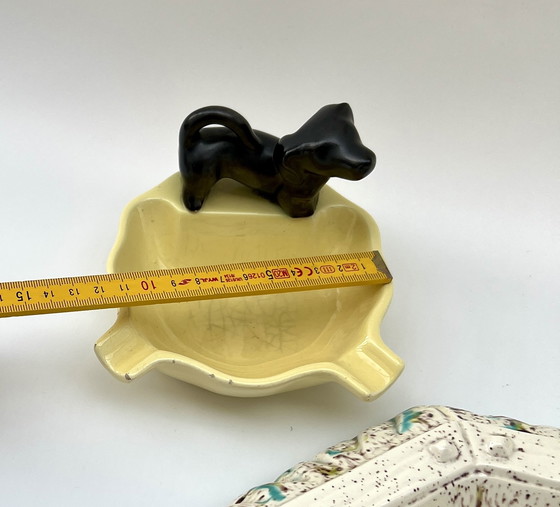 Image 1 of Mid-century ceramic ashtrays – collection, West Germany ca. 1955–1970