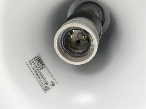 Image 1 of Lampada da soffitto anni '60 e '70, lampada da soffitto in metallo, design spaziale anni '60 e '70