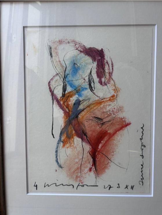 Image 1 of 🎨 Winston Huisman – Set of 2 original, signed artworks (framed)