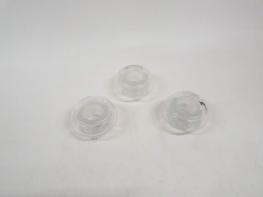 Ensemble de trois bougeoirs « Apollo » de Markku Salo pour Arabia, Finlande, années 1990