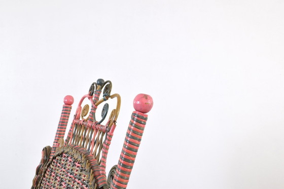 Image 1 of American Victorian Wicker Armchair from Heywood- Wakefield, 1910s.