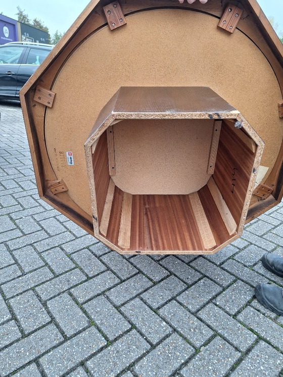 Image 1 of Brutalist design coffee table by Vierhaus with copper work by Wilfried Redeker