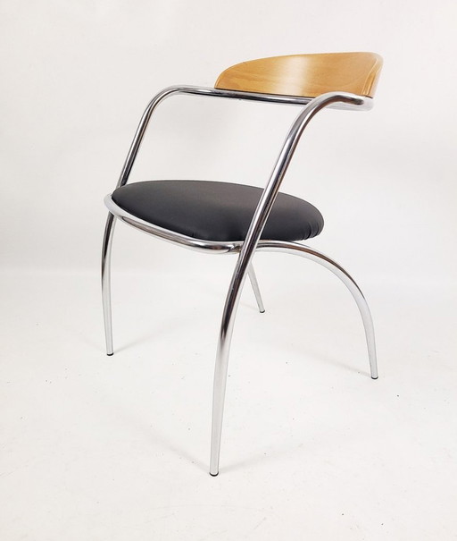 4x Effezeta designer chairs