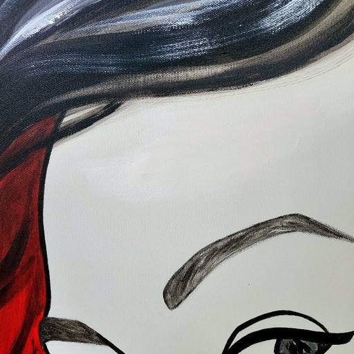 Venus - Bianca Vellekoop - Acrylic 80 X 80 Cm – schilderijen tekeningen, Canvas (photo 2 of 5)