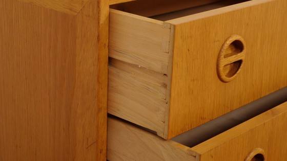 Vintage Ladekast | 3 Lades | Arne Wahl Iversen | Eiken – Ladekasten, Wood (photo 9 of 9)