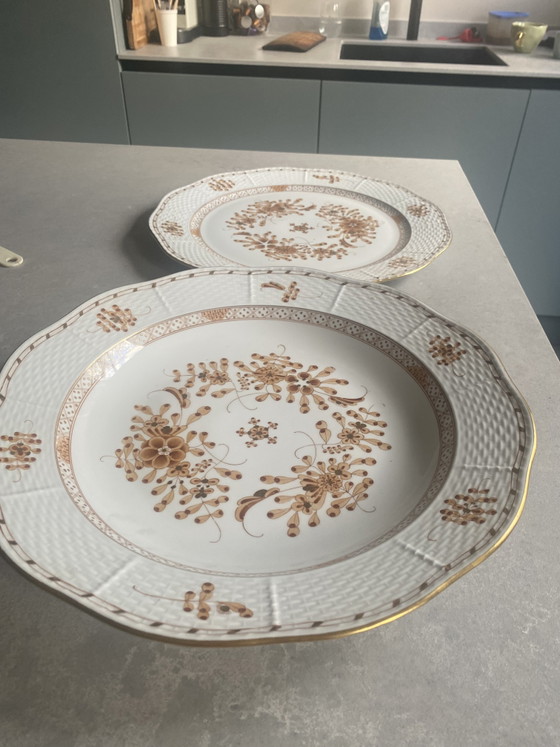 4 Grandi piatti fondi in porcellana di Herend – Stoviglie, Porcelain (photo 5 of 5)