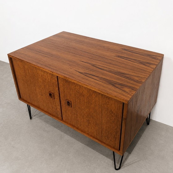 Vintage MDK Teak Lowboard, Belgium, 1960s – TV furniture, Wood (photo 4 of 8)