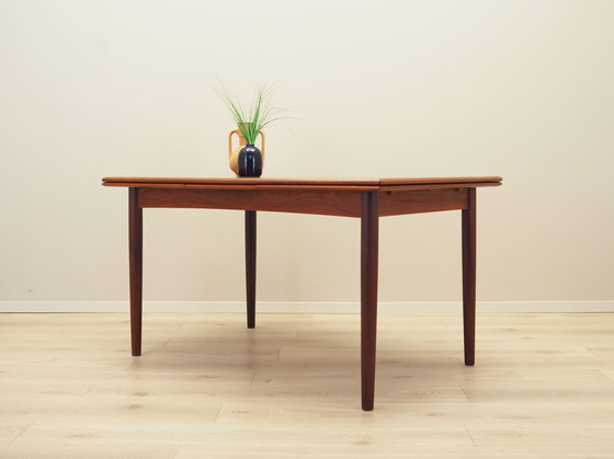 Image 1 of Teakhouten tafel, Deens ontwerp, 1970S, Productie: Denemarken